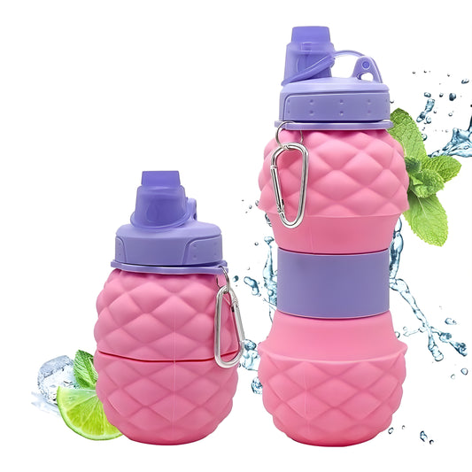 Pineapple Dotted Water Bottle (600ml)