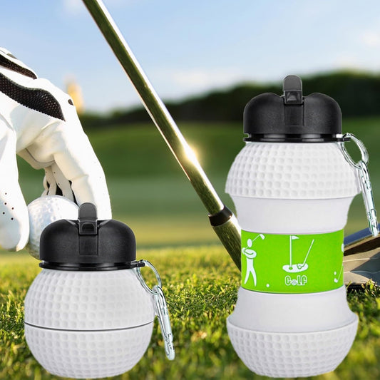 Golf Ball Collapsible Water Bottle (600ml)