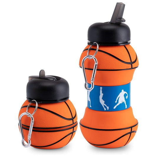 Basketball Design Collapsible Water Bottle (600ml)