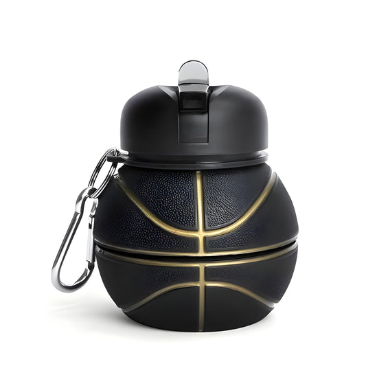 Black Ball Collapsible Water Bottle (600ml)