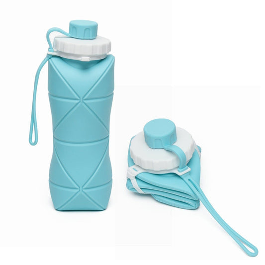Foldable BPA-Free Silicone Water Bottle (600ml)