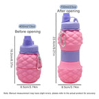 Pineapple Dotted Water Bottle (600ml)