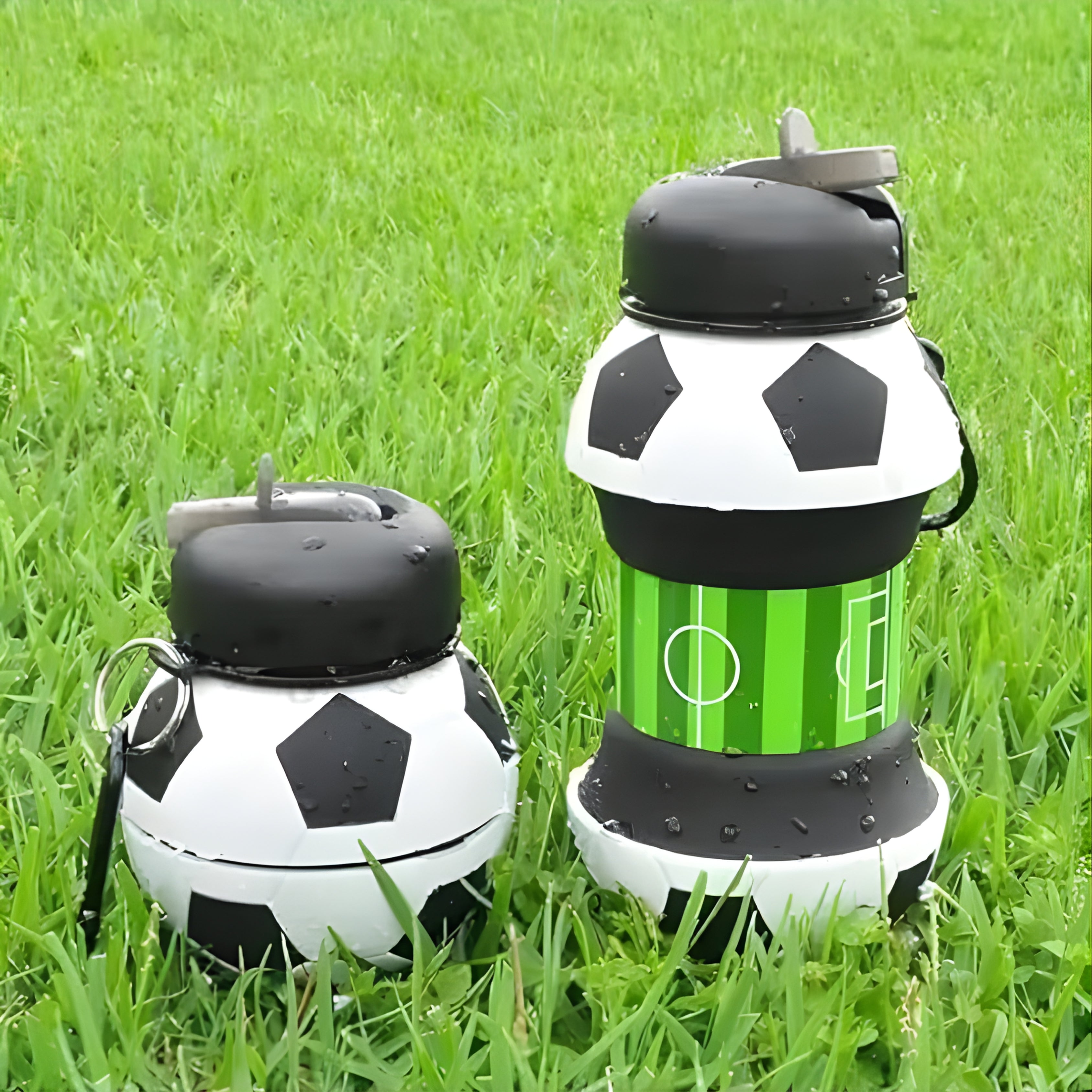 Football Folding Water Bottle