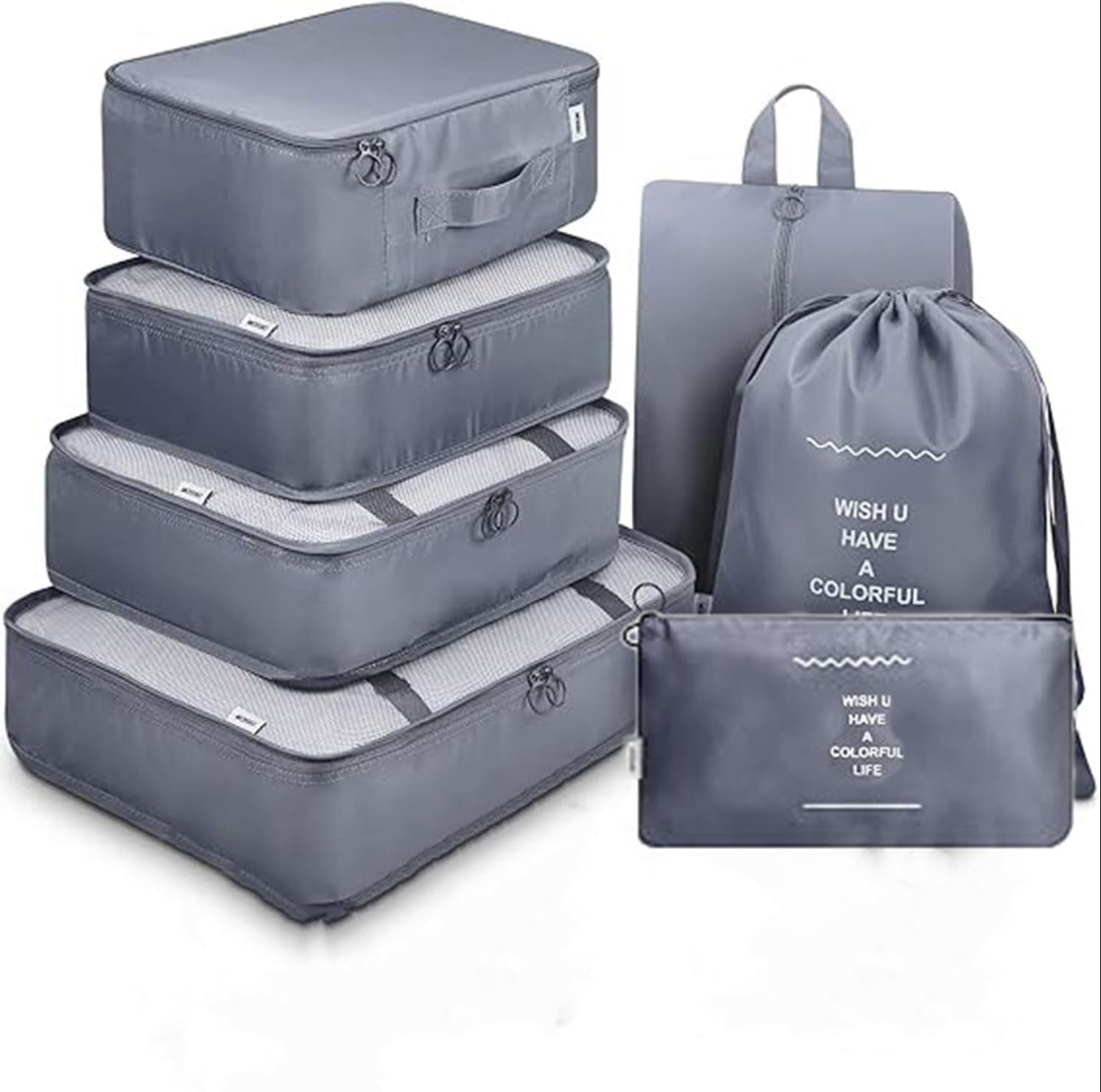 Smart Travel Packing Organizer Set (7-in-1)