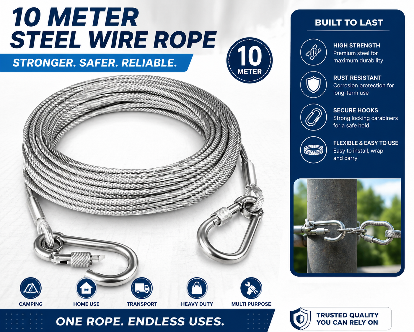 steel wire cloth rope