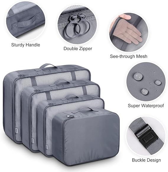 Smart Travel Packing Organizer Set (7-in-1)