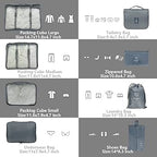 Smart Travel Packing Organizer Set (7-in-1)