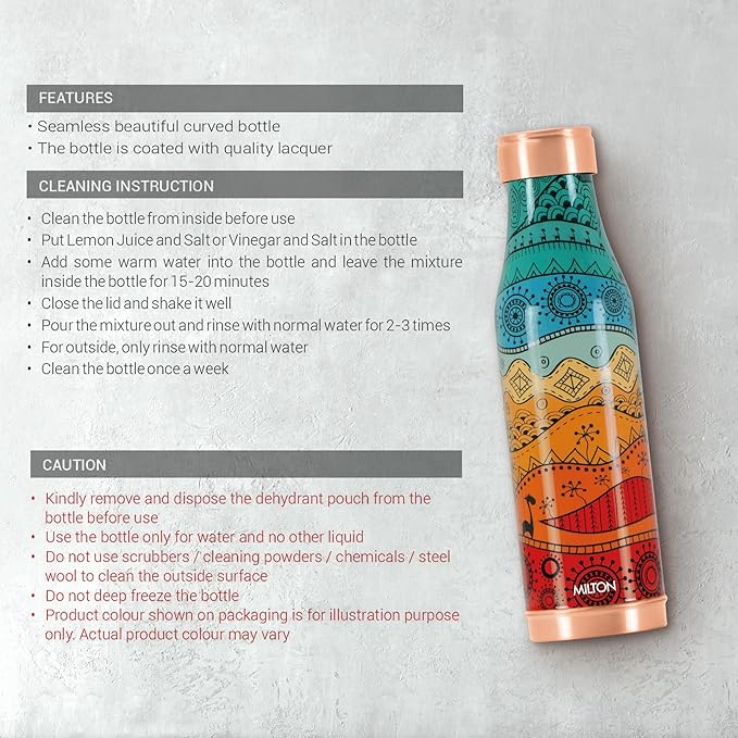 ✨ Premium Copper Water Bottle ✨