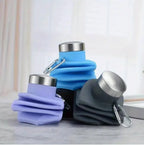 Foldable BPA-Free Silicone Water Bottle (600ml)
