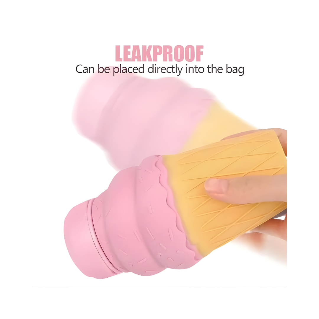 Ice cream shape folding water bottle (600ml)