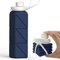 Foldable BPA-Free Silicone Water Bottle (600ml)