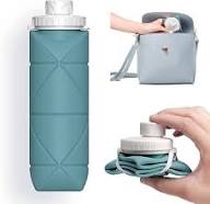 Foldable BPA-Free Silicone Water Bottle (600ml)